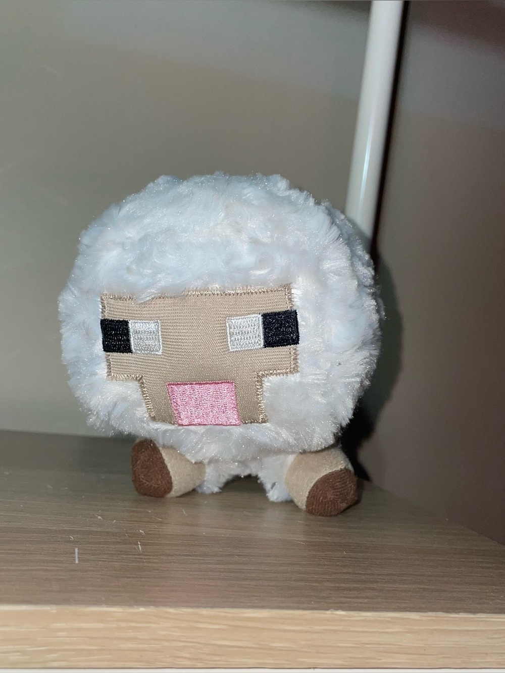 2014 Mojang Minecraft White Lamb Baby Sheep 5" plush